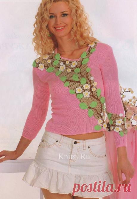 Кофточка &quot;Яблоневый цвет