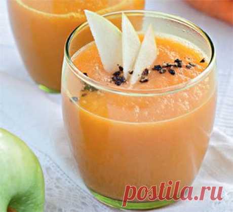 Морковный суп-пюре с яблоками, суп. Пошаговый рецепт с фото на Gastronom.ru