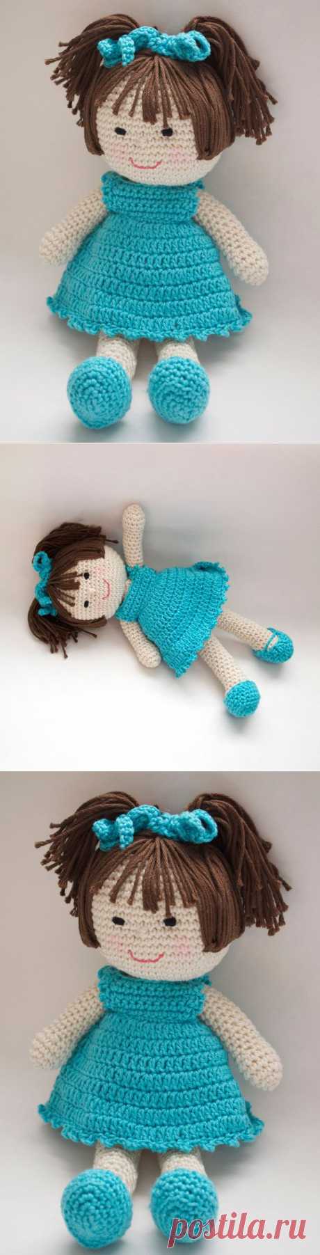 Crochet Doll Pattern Amigurumi PDF instant от Crochet365KnitToo