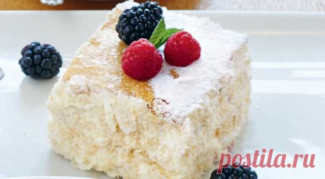 Клубничный мильфёй со сливочным кремом — Вкусные рецепты
