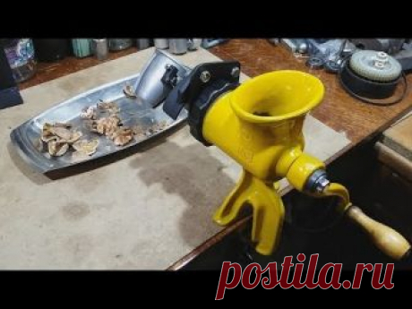 Орехокол на базе мясорубки