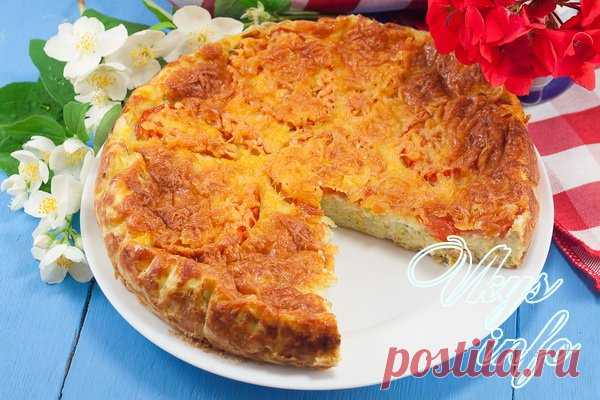 Пирог из кабачков рецепт приготовления с фото