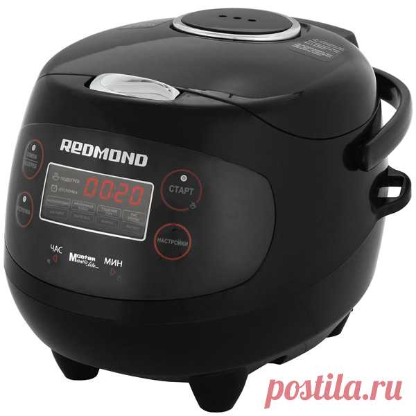 Мультиварка Redmond RMC-03 Мультиварка Redmond RMC-03 очень компактная: объём чаши – 2 литра. Это очень удобно, если вам нужны небольшие порции или детское питание. И БОРЩ, И ПИРОГДевять автоматических программ возьмут на себя первое («Тушение/Суп») и каши («Молочная каша», «Рис/Крупы»). Также вы сможете готовить полезные паровые блюда, йогурт, жарить и выпекать. Доверьтесь прибору или сделайте выбор сами: «Мультиповар» позволяет устанавливать температуру и про...