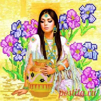 Рисунок на канве АС-021 Схема У родника - цена, фото | Купить рисунок на канве в интернет-магазине «Первый Рукодельный»
