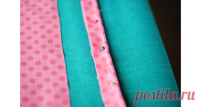Как сделать кант с помощью лапки для молнии — Мастер-классы на BurdaStyle.ru