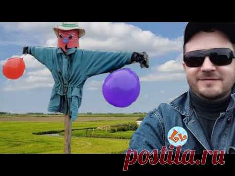 Делаем ПУГАЛО огородное за 30 минут