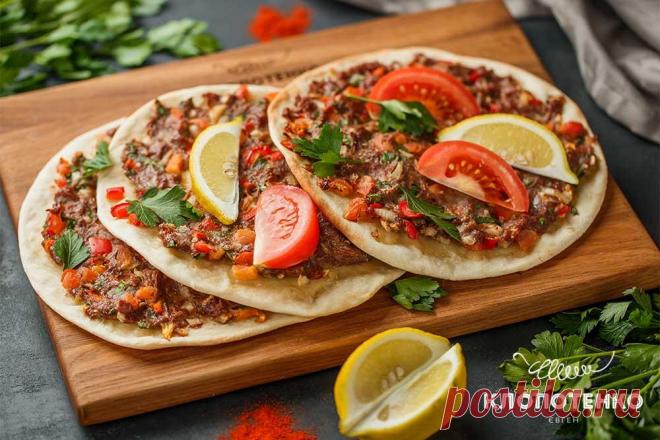 Лахмаджун: турецкая пицца