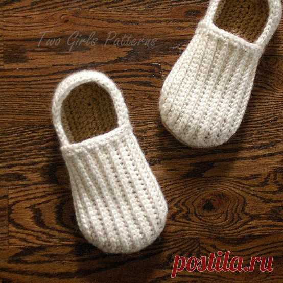 Мужская обувь дома вязание крючком узор
