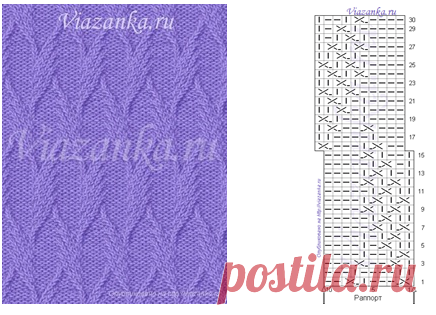 Узор "Ковыль" | Viazanka.ru