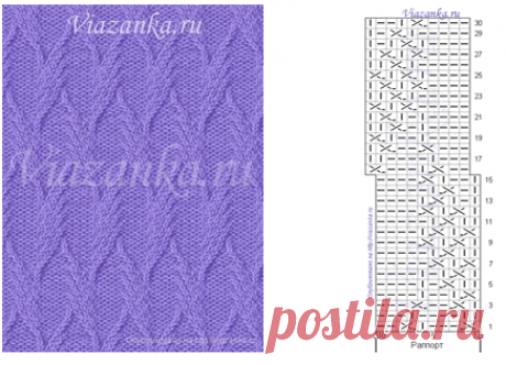 Узор &quot;Ковыль&quot; | Viazanka.ru