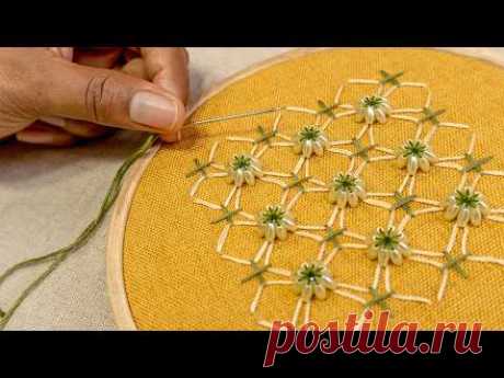 Master Hand Embroidery: Stunning Beaded Cushion Covers | Step by Step Tutorial