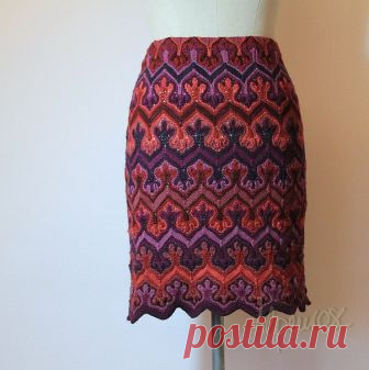 Узор спицами 