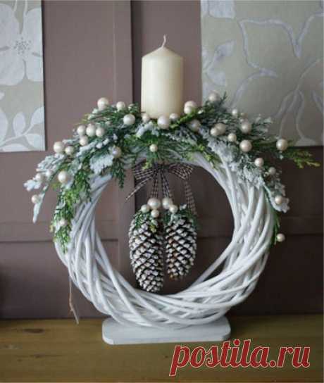 Шишки в новогоднем декоре - Домашний hand-made
