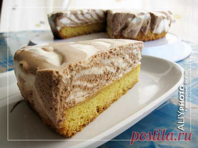 Торт "Пёрышко зебры".