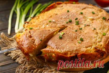 Минутный пирог из капусты, просто тает во рту: пошаговый рецепт с фото