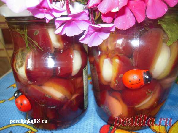 Маринованные сливы с чесноком - Perchinka 63