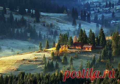 Рассвет в Карпатах