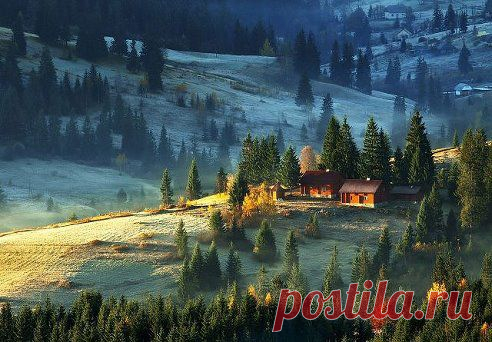 Рассвет в Карпатах