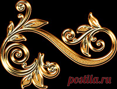 Декоративные элементы *золото,серебро* png.