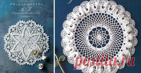 Elegance Crochet Lace Doily - 2021 Elegance Crochet Lace Doily - 2021 - Heart Warming Life Series. Японский журнал по рукоделию. В номере вы найдете коллекцию салфеток. Даны шаблоны и инструкции