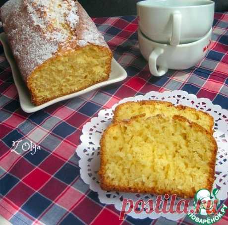 Кисельный кекс с кокосовой стружкой - кулинарный рецепт