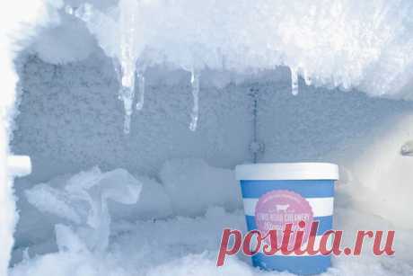 Как убрать лед в морозилке, не размораживая ее?