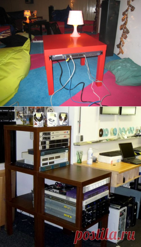Серверные стойки от IKEA / Geektimes