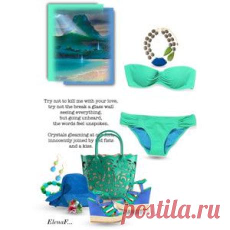 Пляж................. - Polyvore
