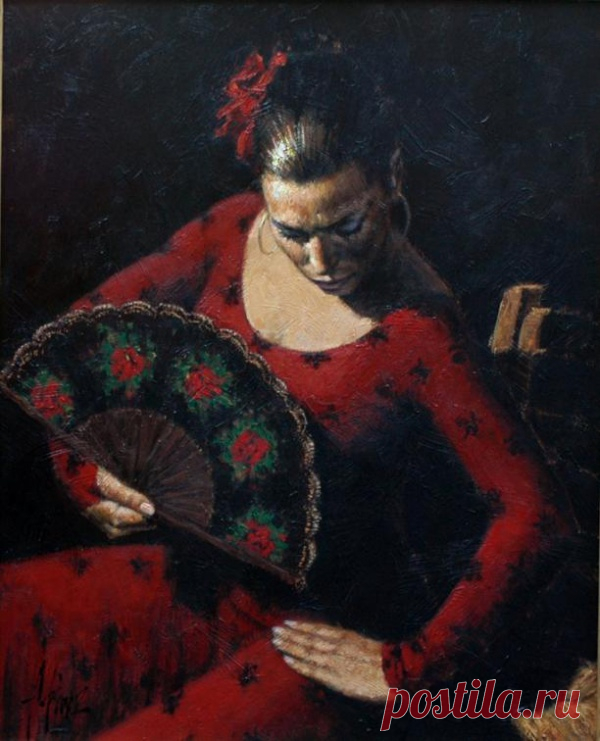 Я влюблена в работы Fabian Perez .