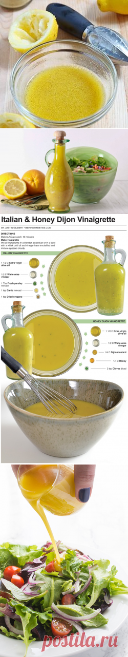Lemon Мед Дижон винегрет Рецепта - Dishmaps