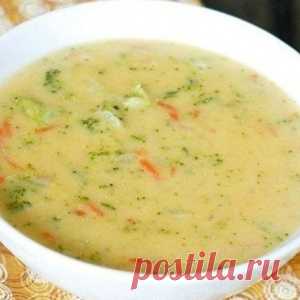Сырный суп с курочкой и рисом. Готовлю каждую неделю!