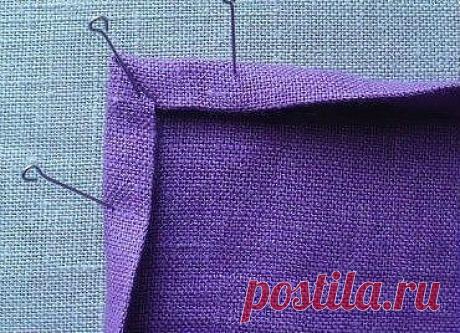 Обработка срезов ткани под прямым углом