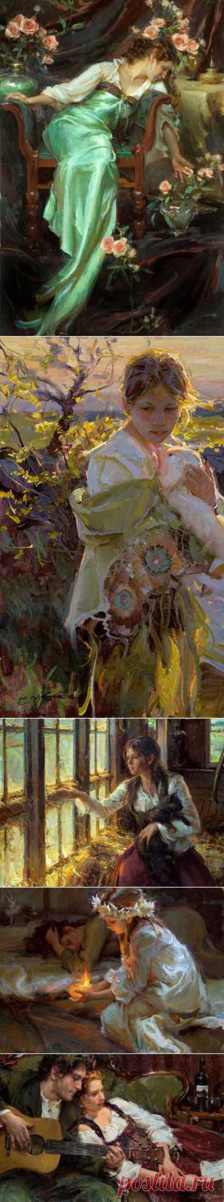 Daniel F. Gerhartz «Ladies with flowers»
