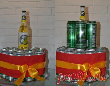 Как сделать торт из пива. Как быстро сделать торт из пива своими руками. В данной статье подробно описан мастер-класс по созданию торта из пива для мужского праздника.