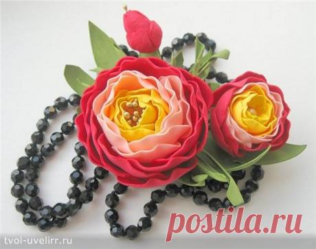 Что такое фоамиран? Цветы из фоамирана | Твой ювелир