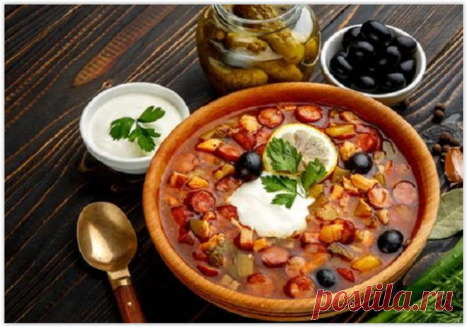 Похмельная солянка - настоящее спасение после праздника!