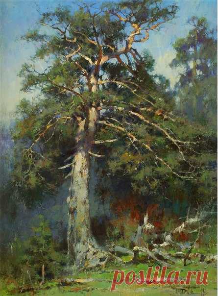 Васендин Ю.Д.
Сосна.
х.м. 70х50.