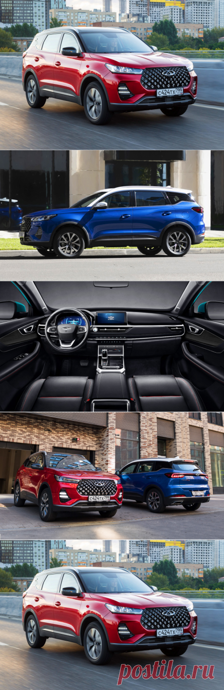 Объявлены российские цены кроссоверов Chery Tiggo 7 Pro