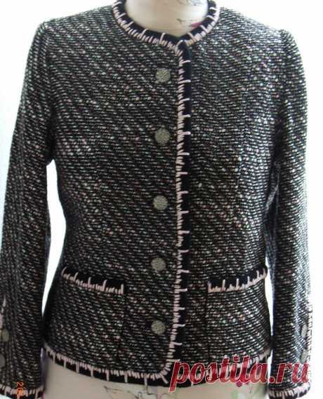 Жакет а-ля Chanel. Урок 1 — Мастер-классы на BurdaStyle.ru