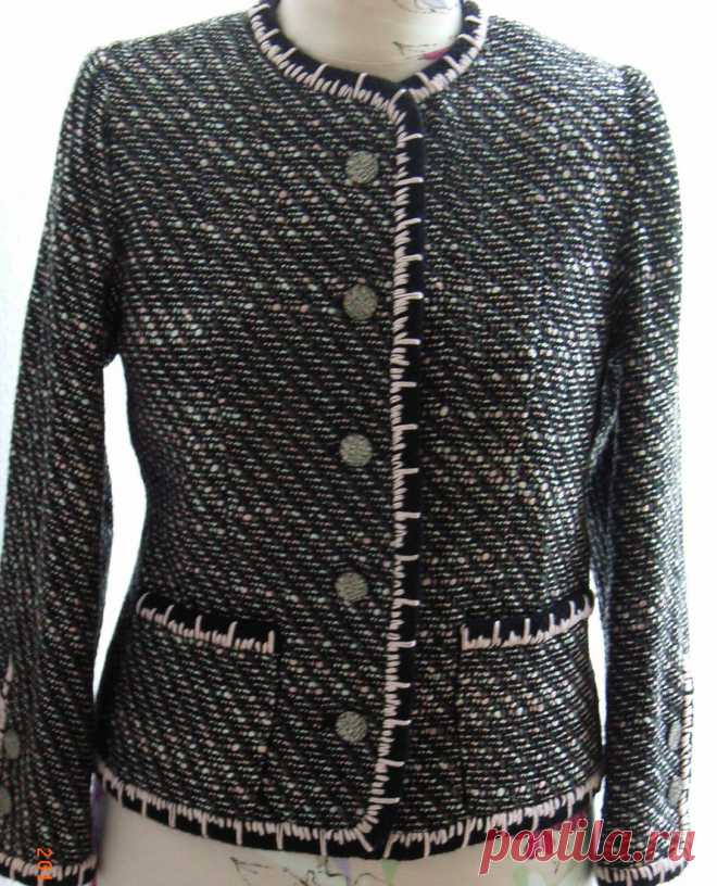 Жакет а-ля Chanel. Урок 1 — Мастер-классы на BurdaStyle.ru