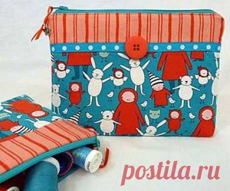 Leslie's Art and Sew: Popular Pouch! (With tutorial)