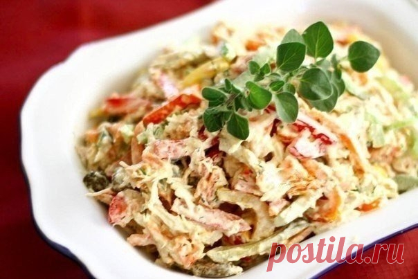 Ооочень вкусный салатик.