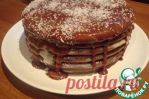Шоколадный торт из наливных коржей - кулинарный рецептна сковороде)
Тесто
Яйцо	— 2 шт
Сахар	(+ ванильный сахар или ванилин) — 1 стак.
Какао-порошок	— 3 ст. л.
Масло сливочное	(или маргарин) — 50 г
Молоко	(тёплое) — 200 мл
Сода гашеная уксусом	— 1 ч. л.
Мука	— 1.5 стак.
Крем
Сметана	(26% жирности) — 400 мл
Сахарная пудра	(или сахар) — 1 стак.