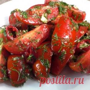 Острая закуска с перчиком и чесноком настолько ароматная и вкусная, что нравится абсолютно всем