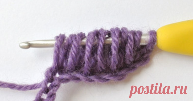 И красиво и необычно! Такой узор получится связать даже у начинающей мастерицы