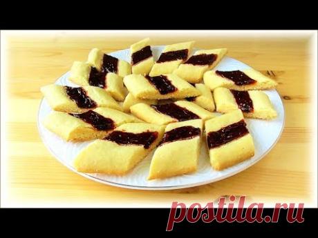 Печенье с вареньем! Самый простой, быстрый и вкусный рецепт