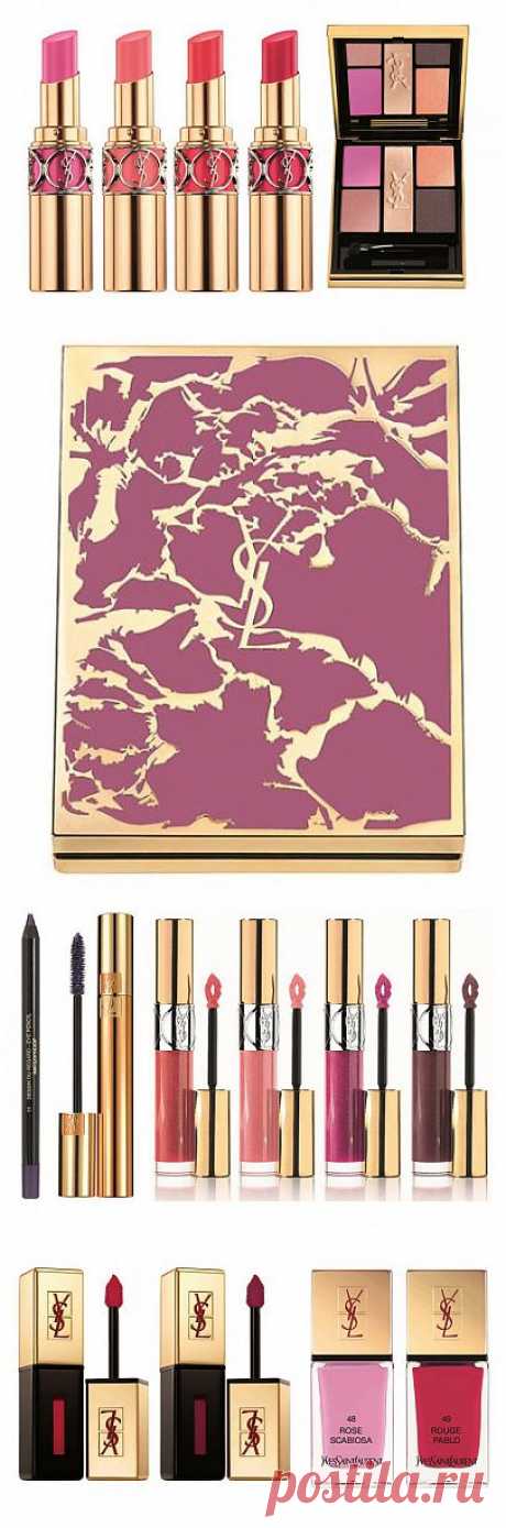 Yves Saint Laurent Flower Crush весна-лето 2014 | Valevskayafashion.ru
