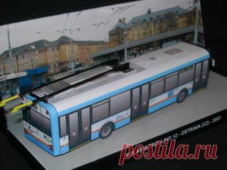 Solaris Trollino 12 Papercraft - Paperdiorama - Donwload Free Paper Model