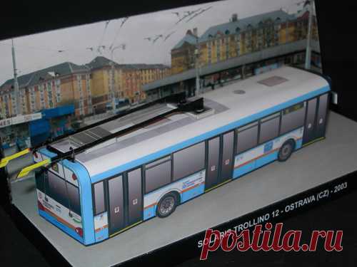 Solaris Trollino 12 Papercraft - Paperdiorama - Donwload Free Paper Model