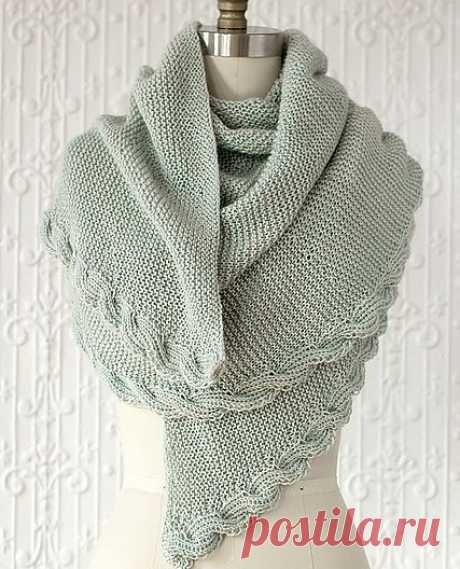 Manos Serena Calza Cable Wrap Knitting Pattern 2013H
